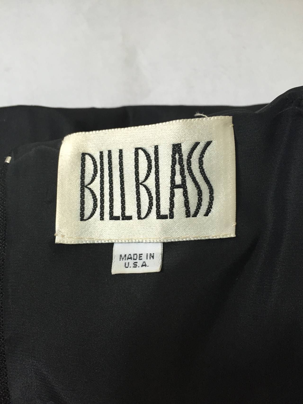 Bill Blass 1980s Strapless Evening Dress Size 6. For Sale 5