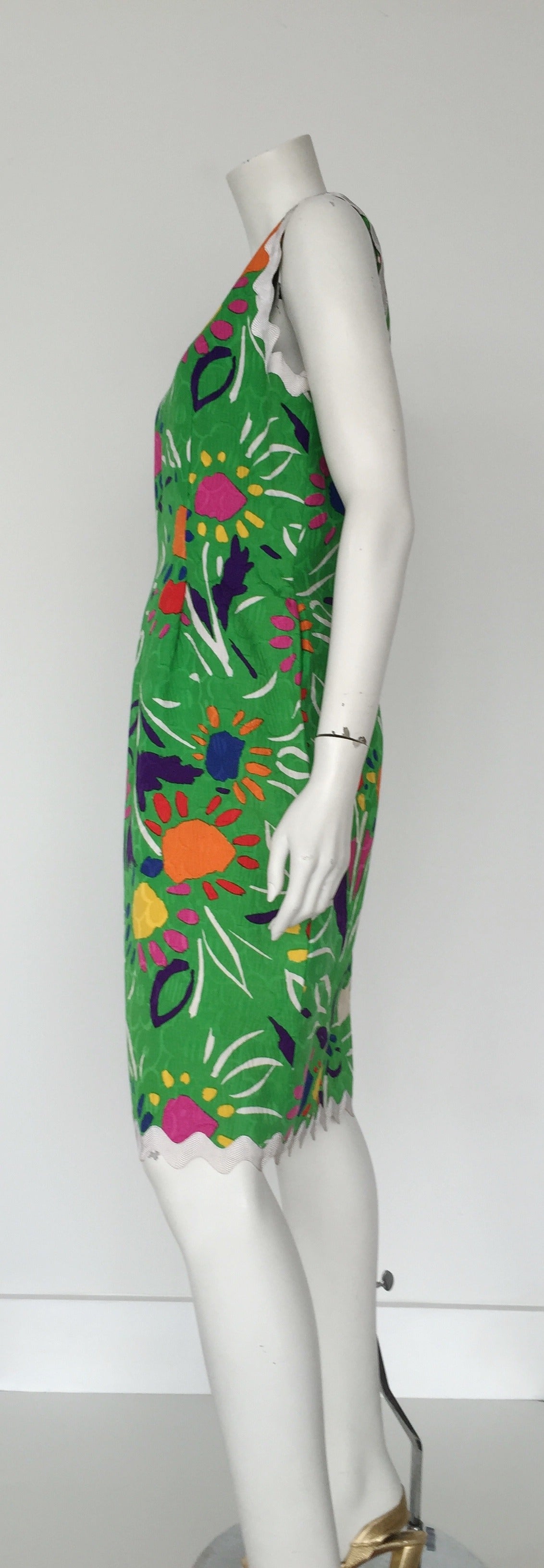 Bill Blass Sleeveless Cotton Dress Size 10. 1