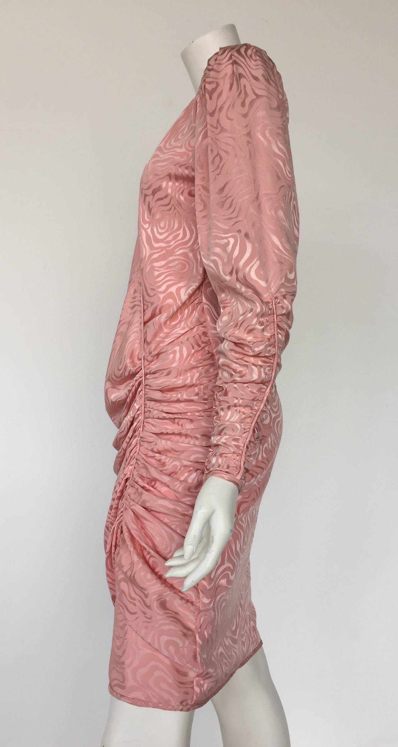 Ungaro Parallele Paris Silk Dress Size 6. For Sale 1