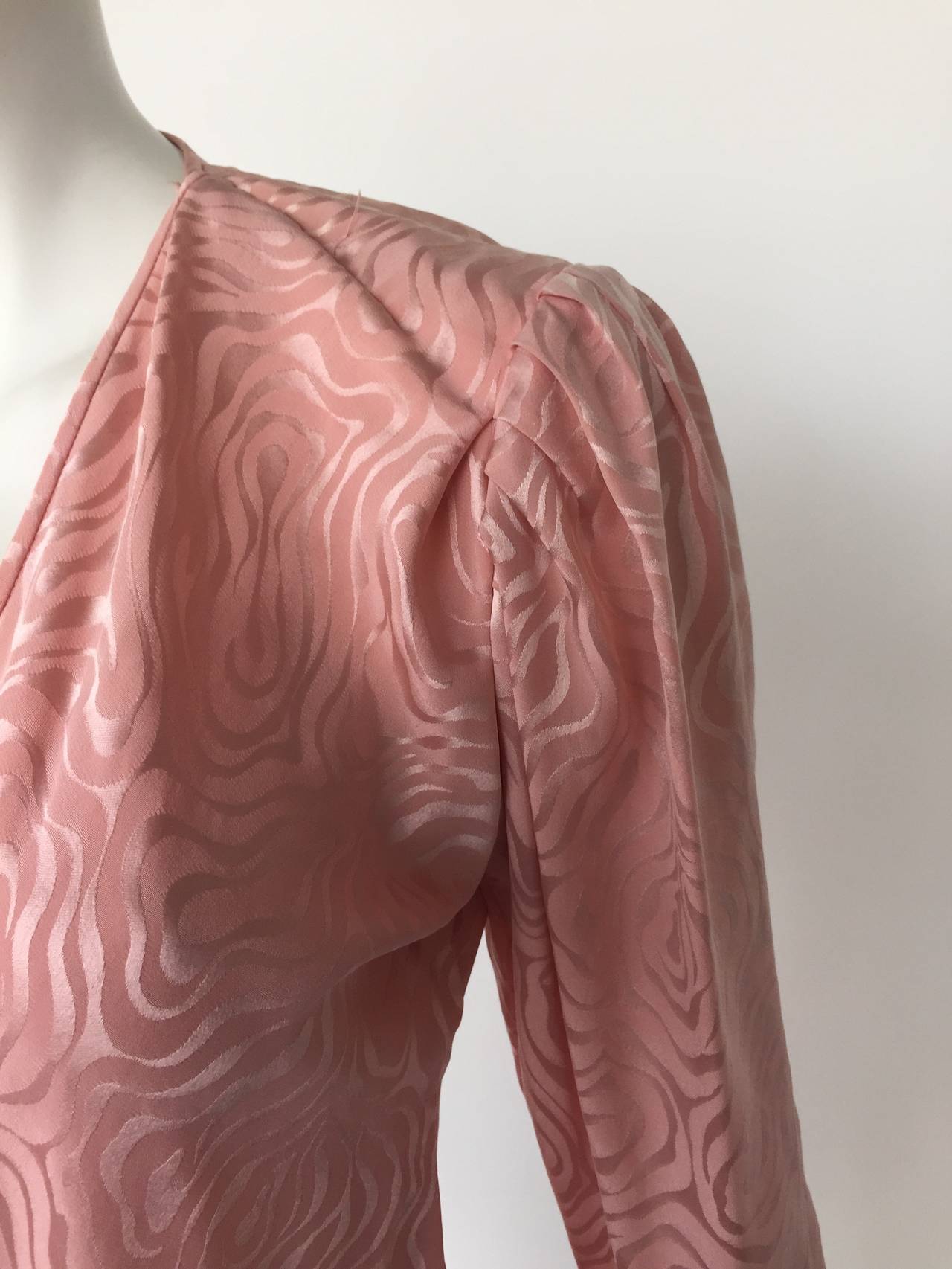 Women's Ungaro Parallele Paris Silk Dress Size 6. For Sale