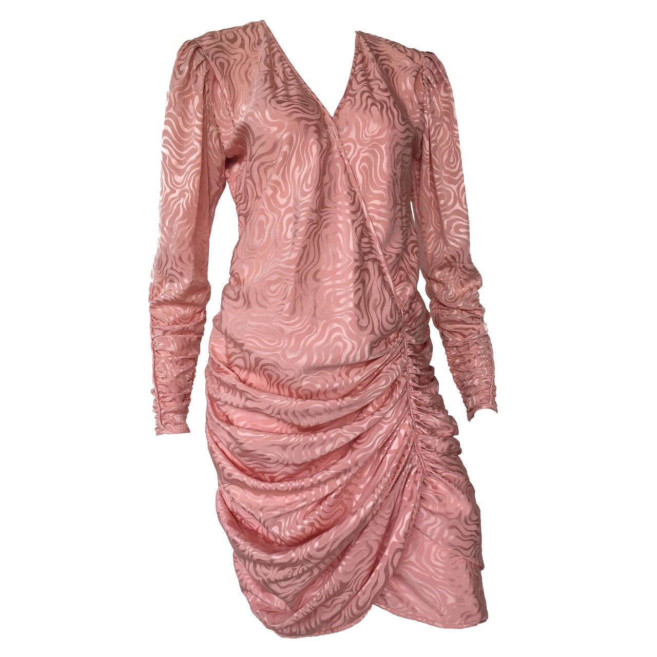 Ungaro Parallele Paris Silk Dress Size 6. For Sale