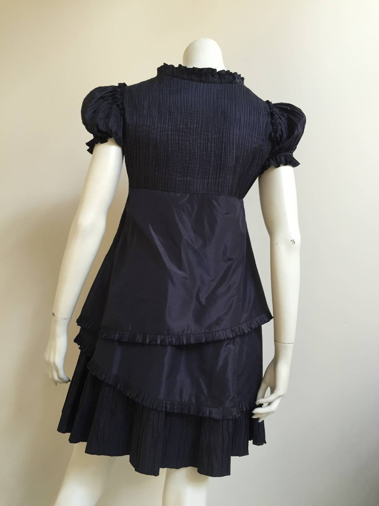 Women's Blumarine Silk Dress Size 8. For Sale