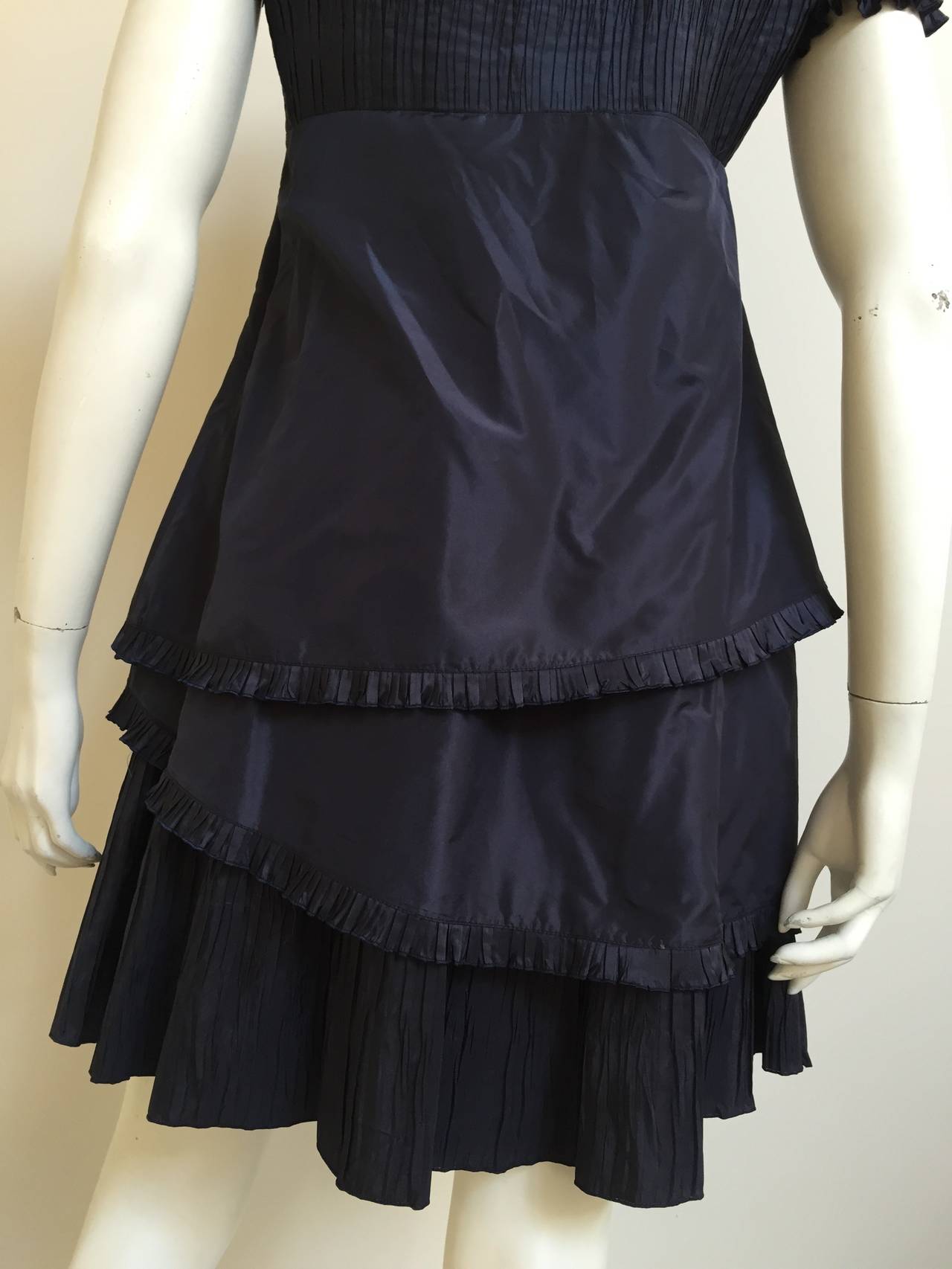 Blumarine Silk Dress Size 8. For Sale 2