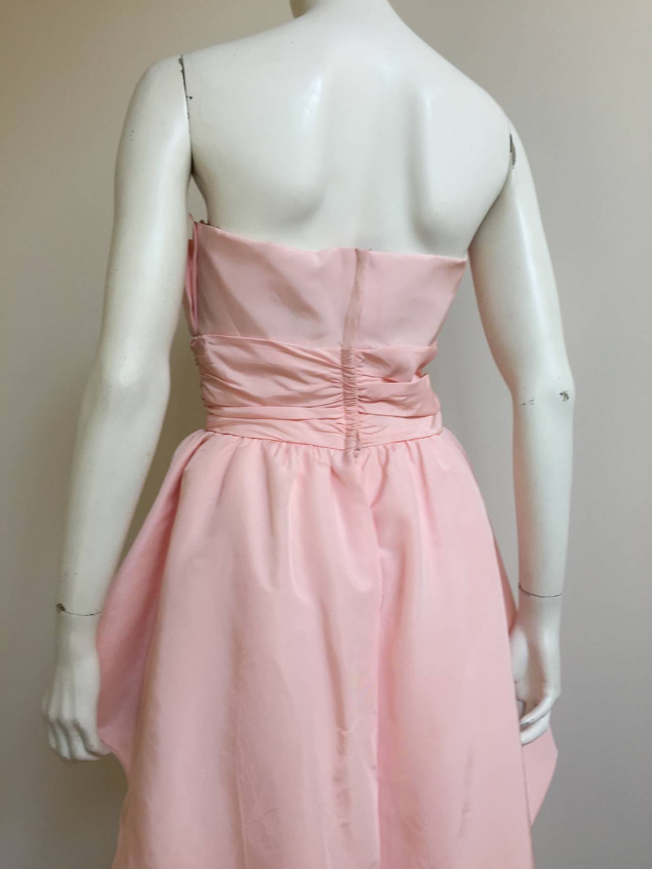 Victor Costa 80s Strapless Gown Size 6. 1