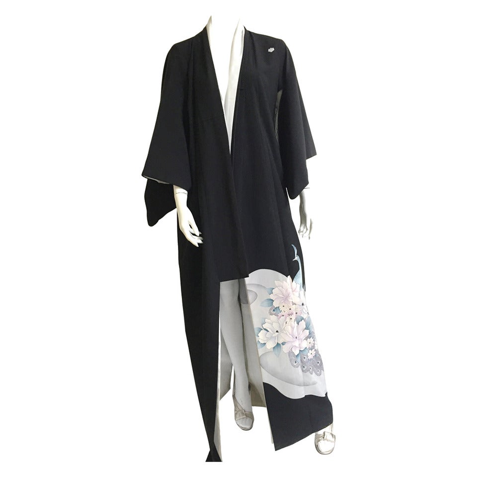 Silk Japanese kimono.