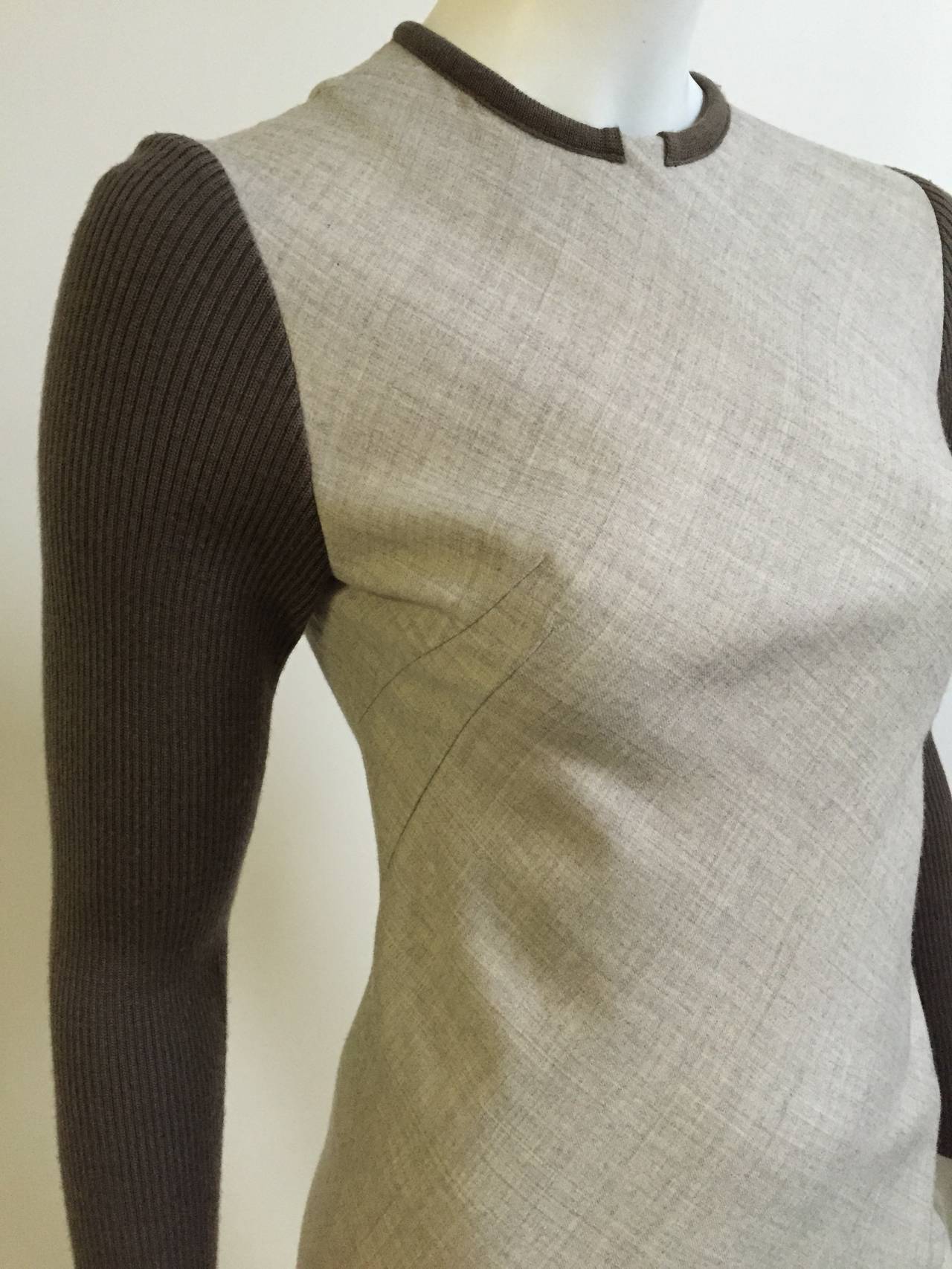 Women's or Men's Paco Rabanne 80s Mini Wool Dress Size 4. For Sale