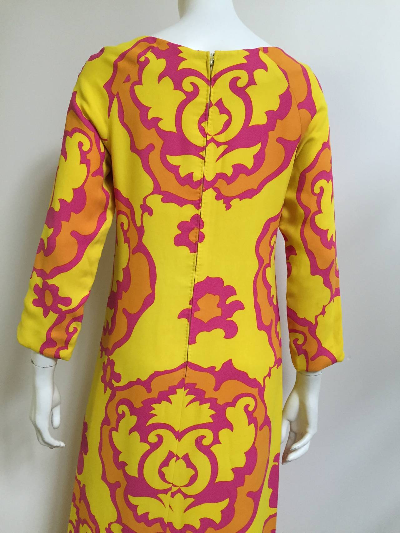 Richard Tam 70s Silk Maxi Dress Size 8. 1