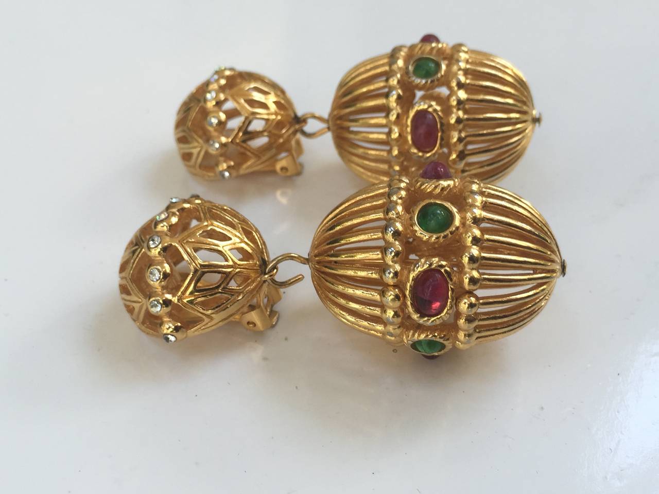 90s gold earrings