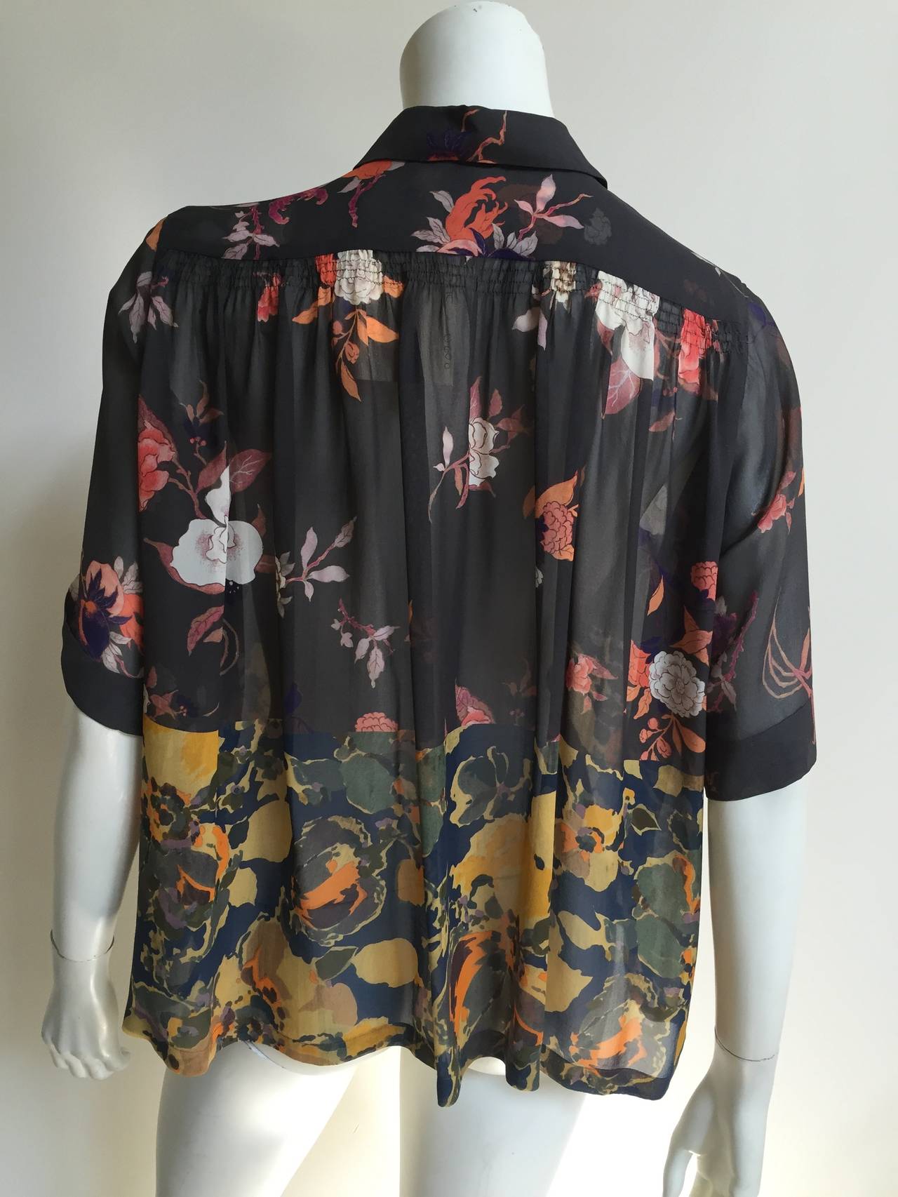 dries van noten silk blouse