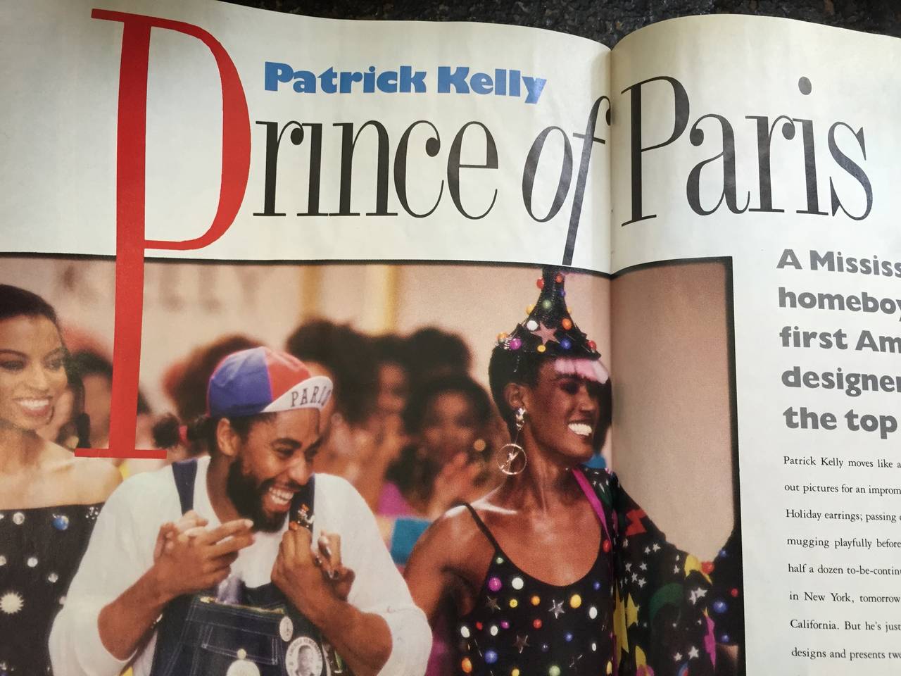 Patrick Kelly 1989 personal 'Paris' cap. 4