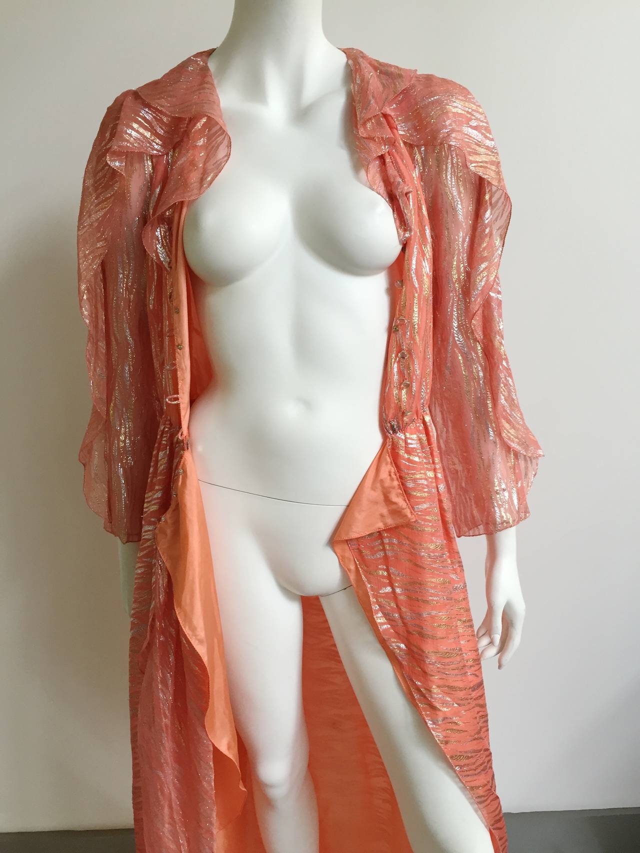 Stephen Burrows 1980s wrap dress size 4 / 6. For Sale 4