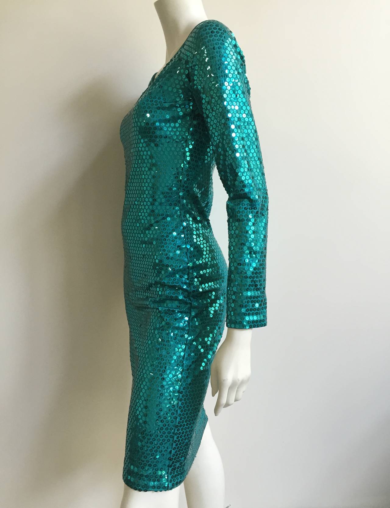 80's sequin dress