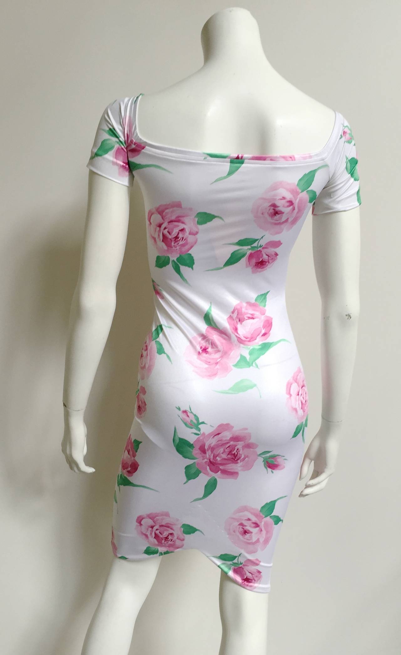 Women's Patrick Kelly flower dress size 2 - 4, 1989  For Sale