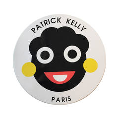 Patrick Kelly 1988 happy face pin / brooch.