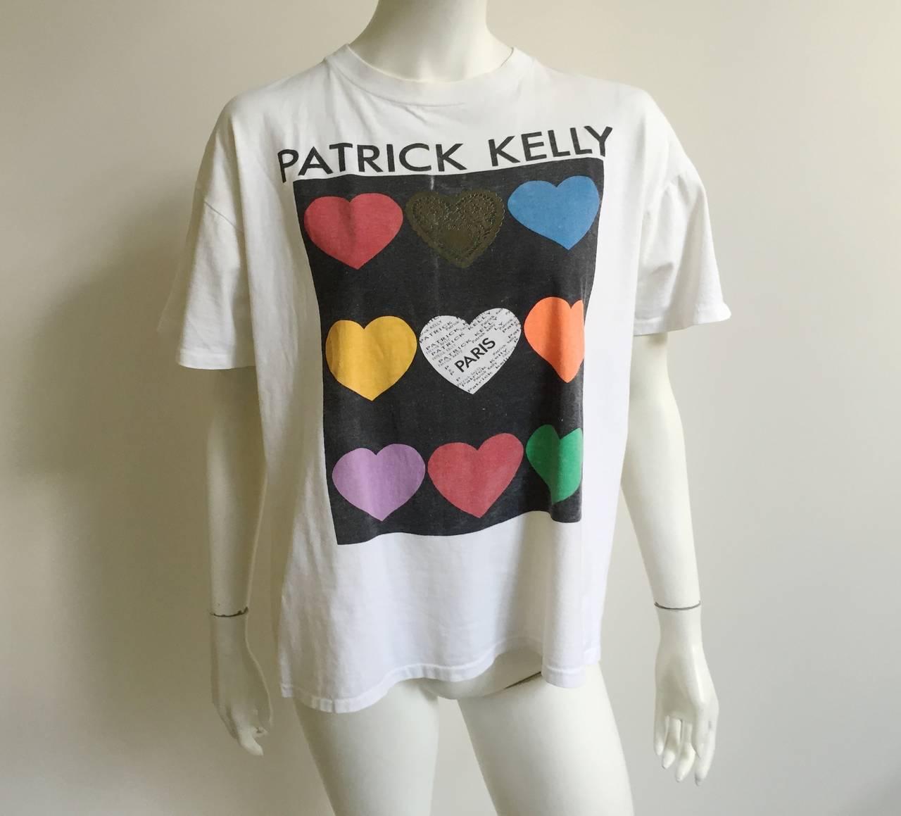 Patrick Kelly 1988 'Hearts' t-shirt. 3