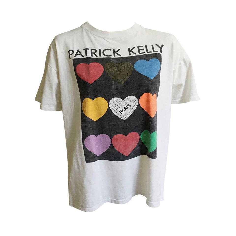 Patrick Kelly 1988 
Hearts
 t-shirt.