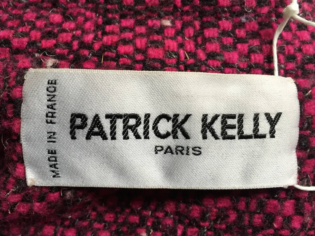 Patrick Kelly Paris 1988 wool suit size 4. 5