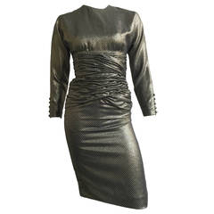 Carolyne Roehm 80s Evening Cocktail Dress Size 4.