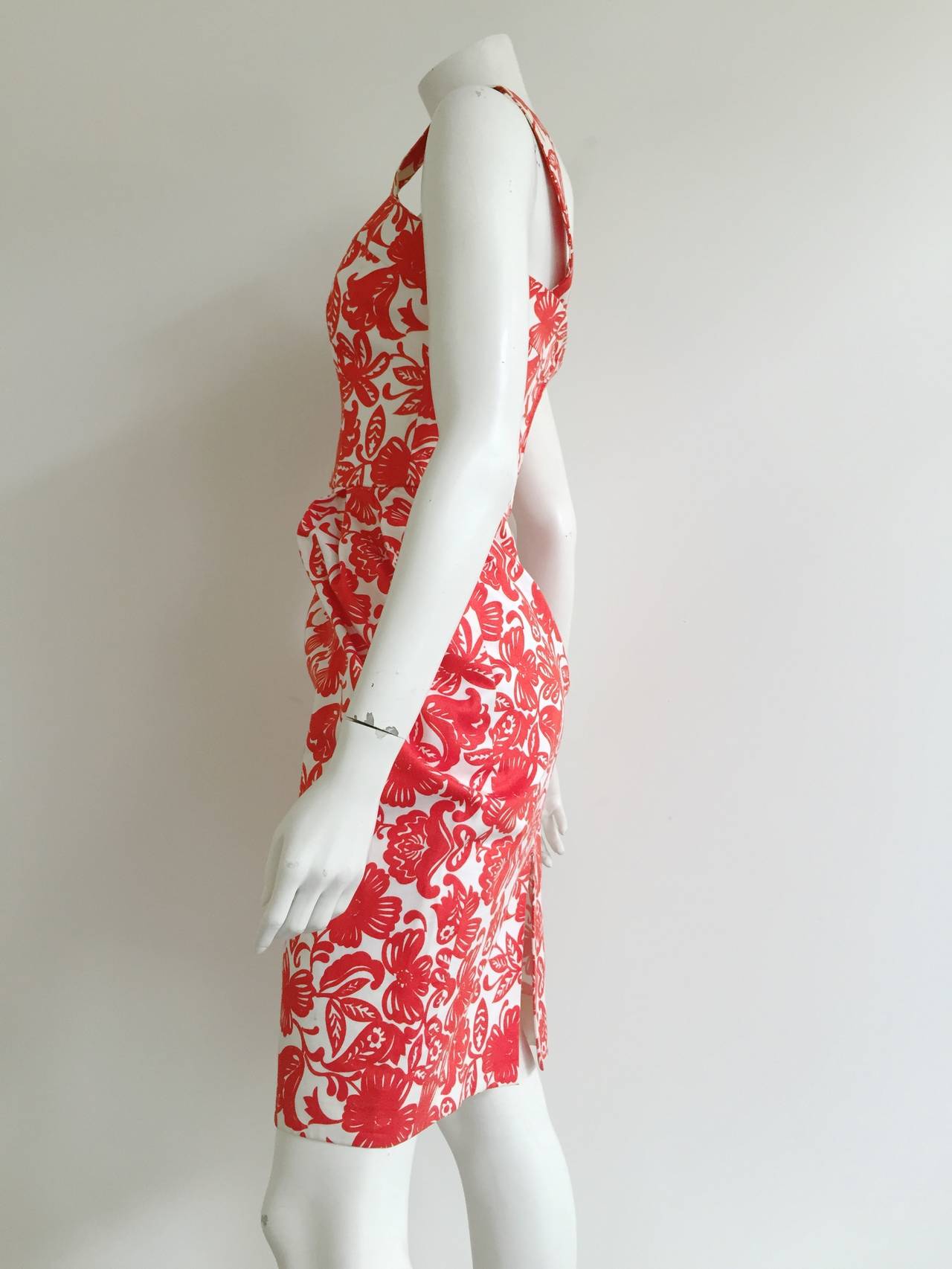 Nina Ricci 1996 Cotton Dress With Pockets Size 6. 1