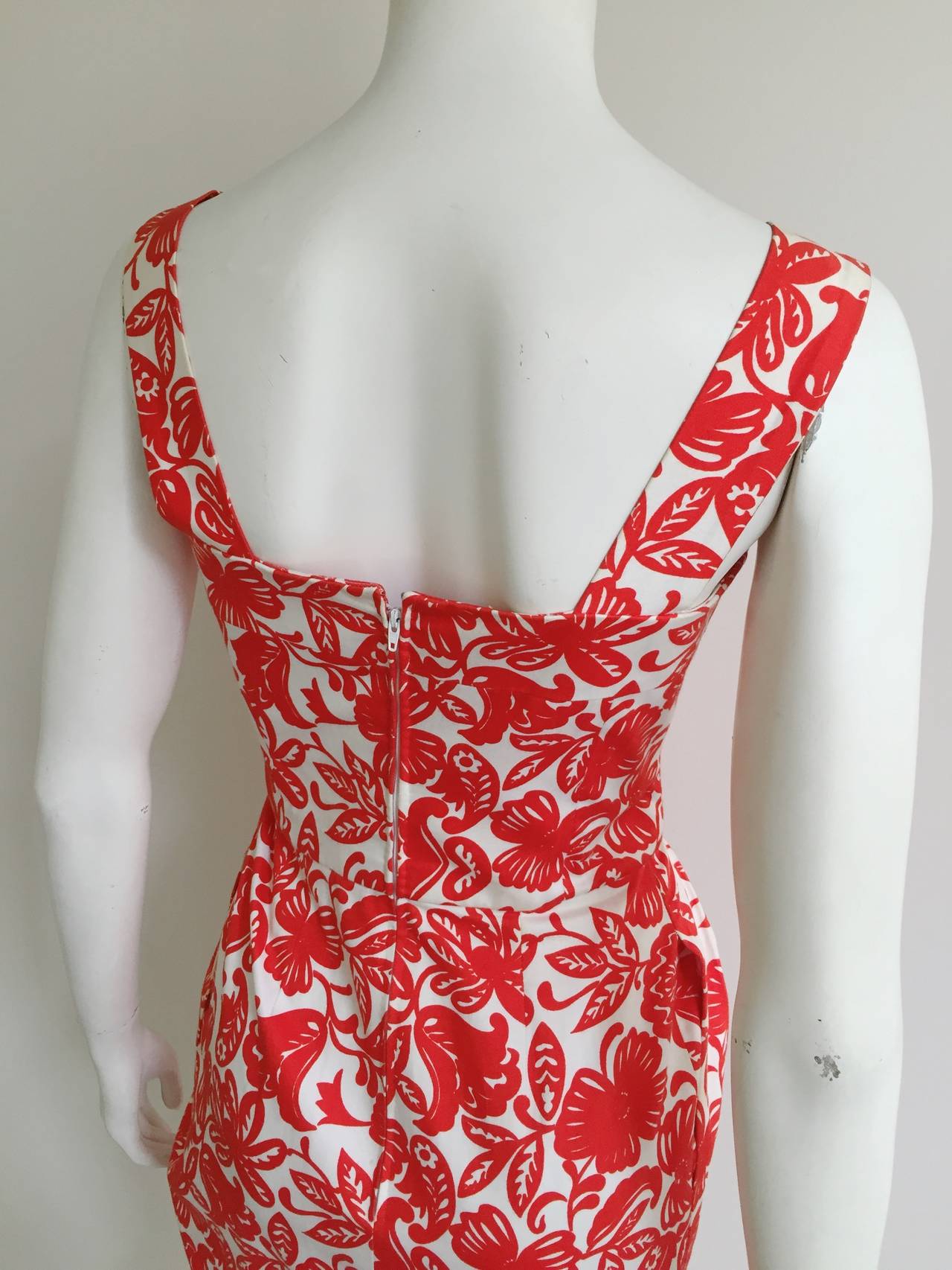 Nina Ricci 1996 Cotton Dress With Pockets Size 6. 3