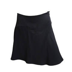 Moschino Black Short Skirt Size 6.