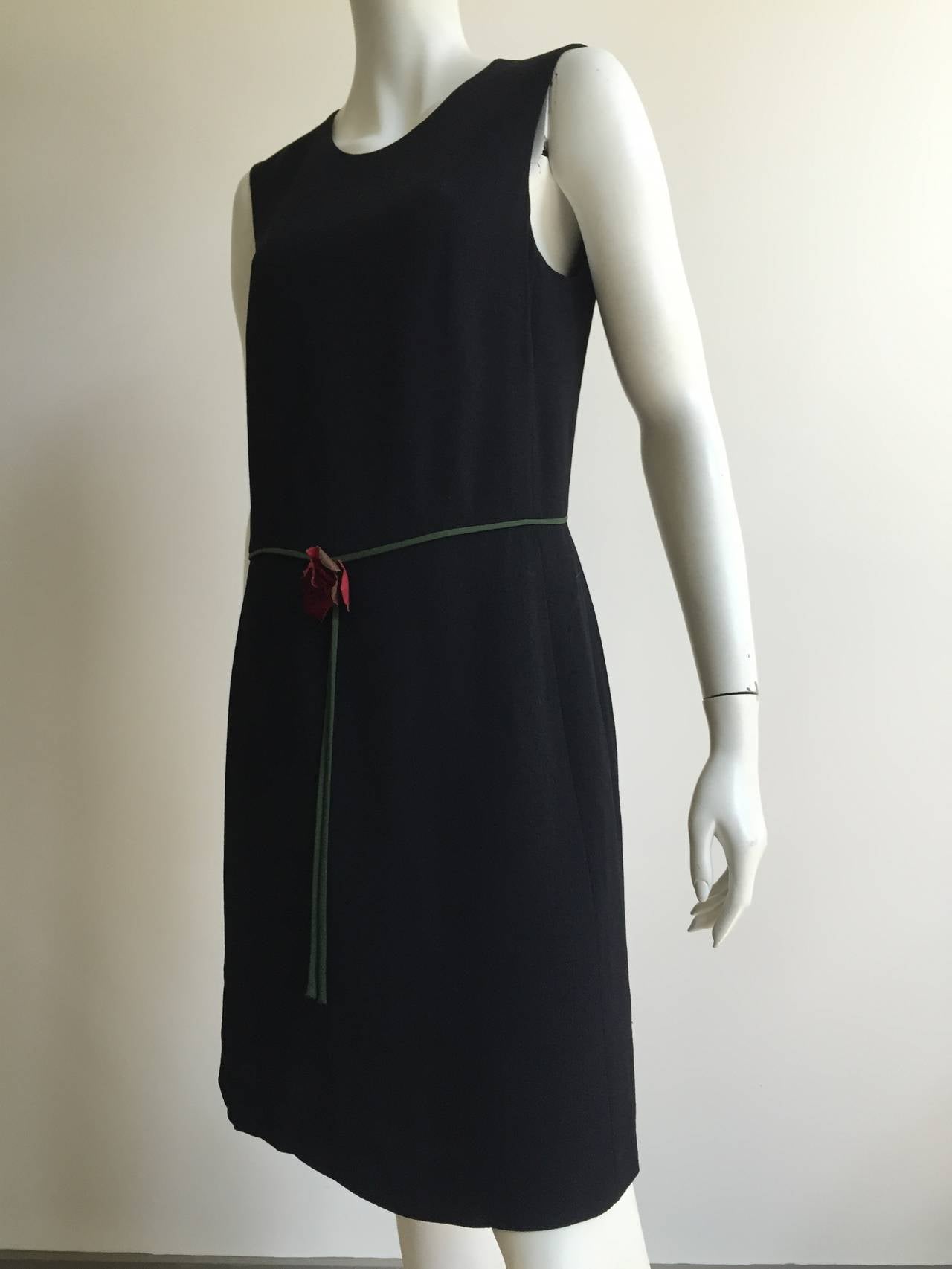 Moschino Black Dress Size 12. For Sale at 1stdibs