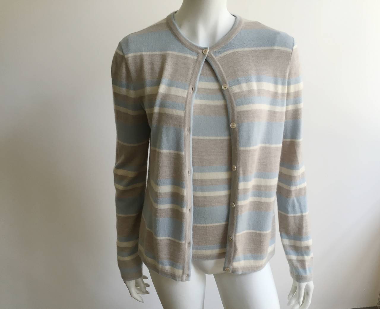 Bill Blass Cashmere Cardigan Set, 1970s  5