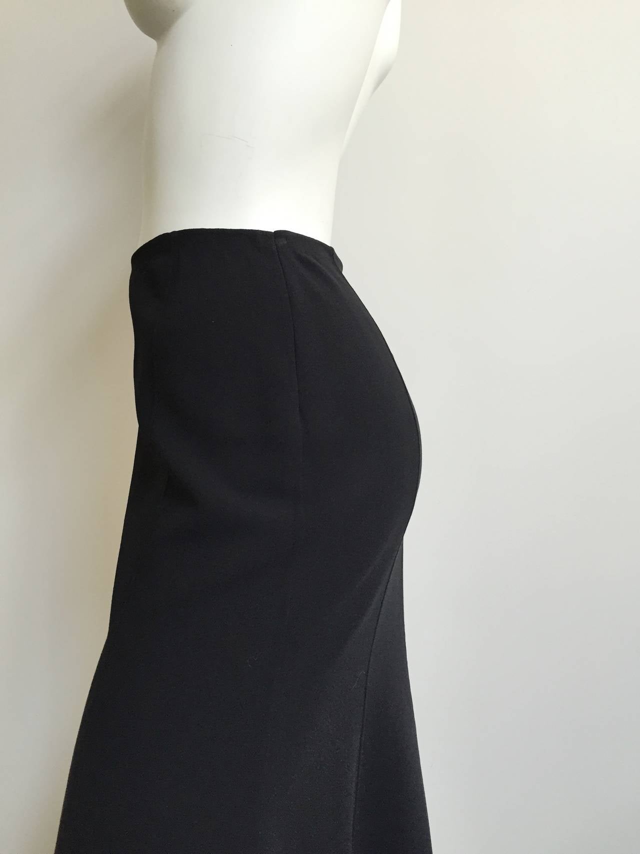 Women's Celine black wool skirt size 4/6.