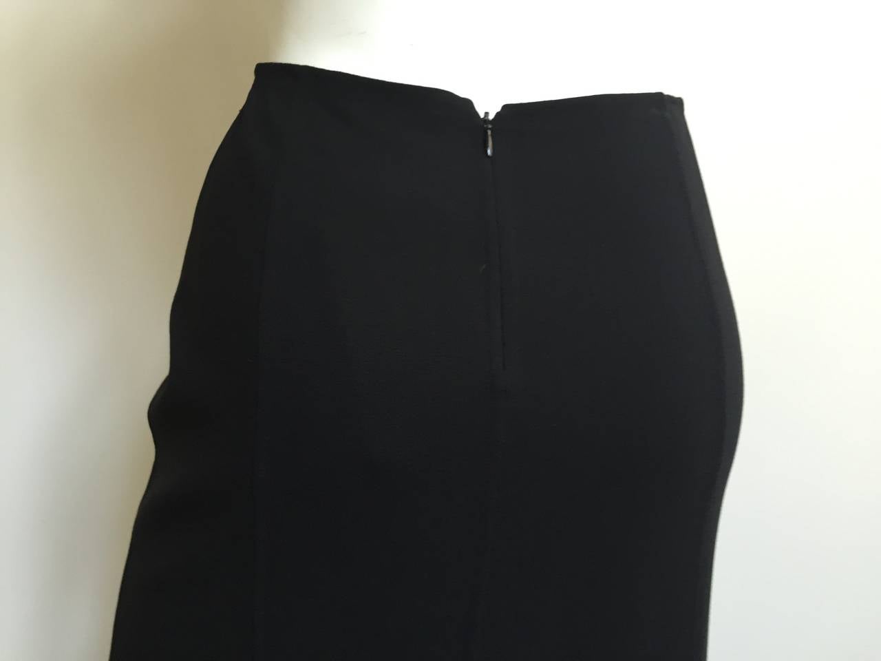 Celine black wool skirt size 4/6. 2