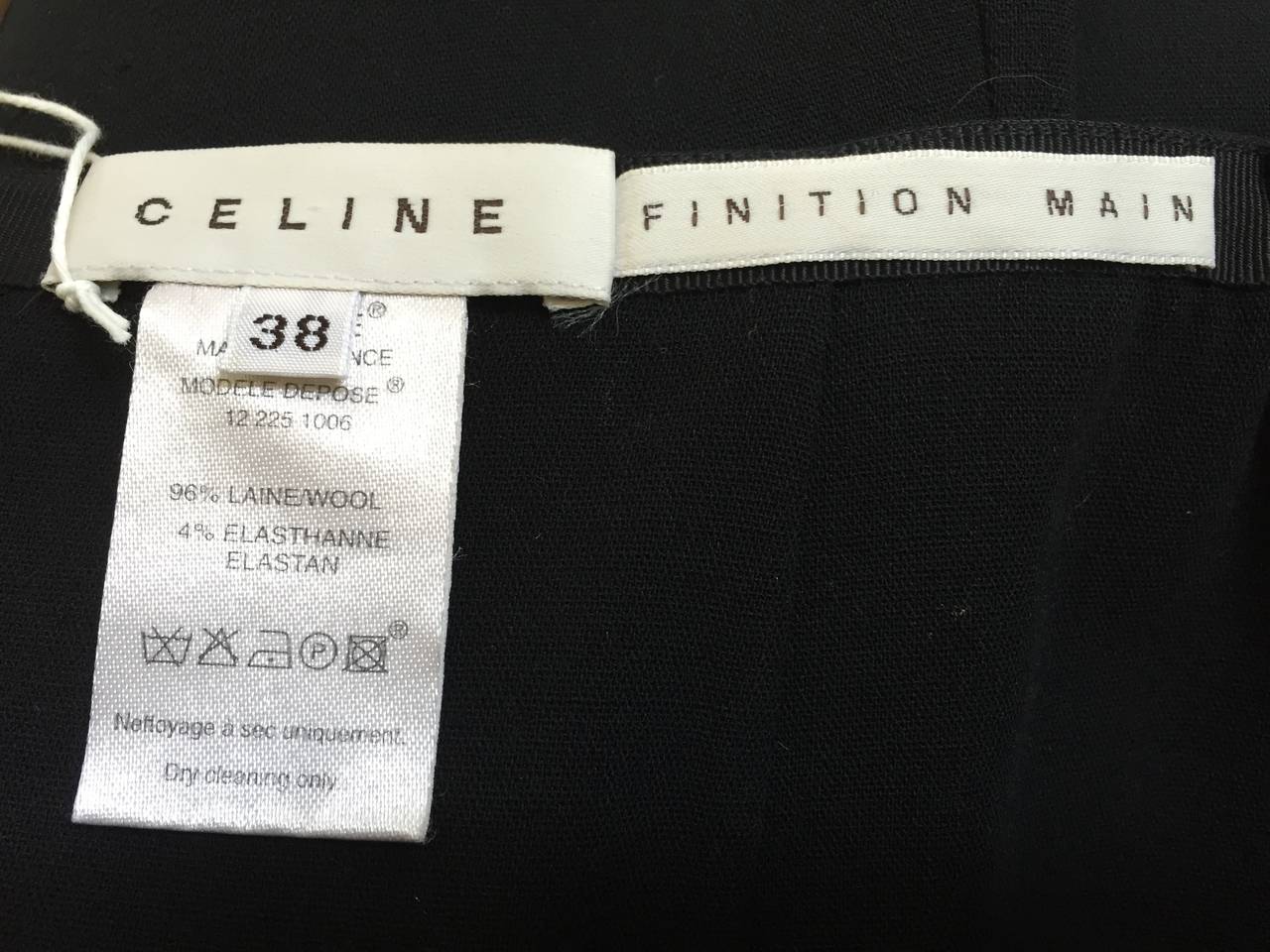 Celine black wool skirt size 4/6. 4