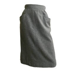Vintage Emanuel Ungaro 60s Skirt With Pockets Size 4.