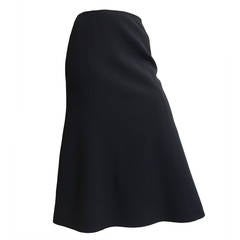 Celine black wool skirt size 4/6.