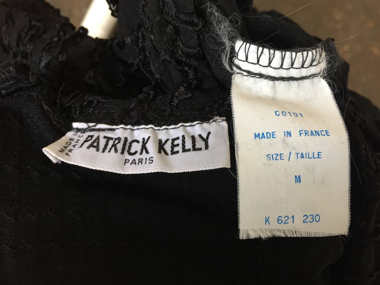 Patrick Kelly Paris 1986 Black Dress Size 4. 4