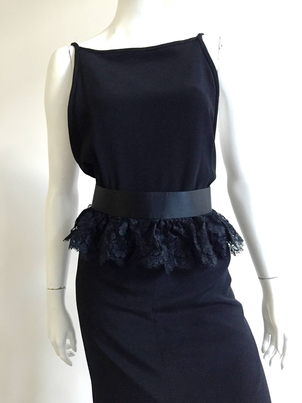 Bob Mackie 70s Black Gown Size 6. at 1stdibs