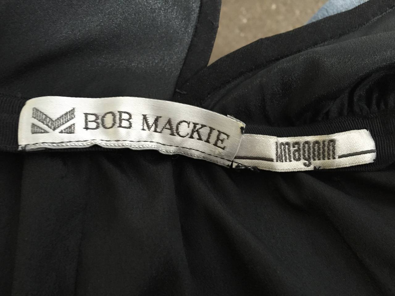 Bob Mackie 70s Black Gown Size 6. 3
