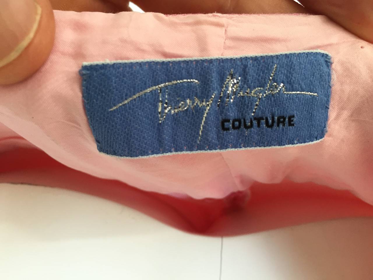 Women's Thierry Mugler Couture Denim Shorts Size 10. For Sale