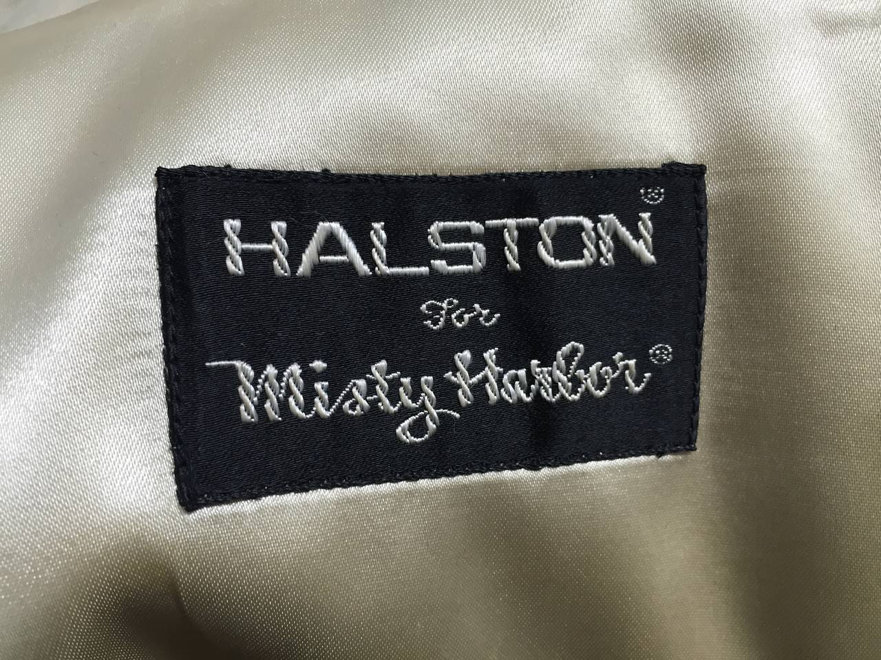 Halston 70s Trench Coat Size 10. 2