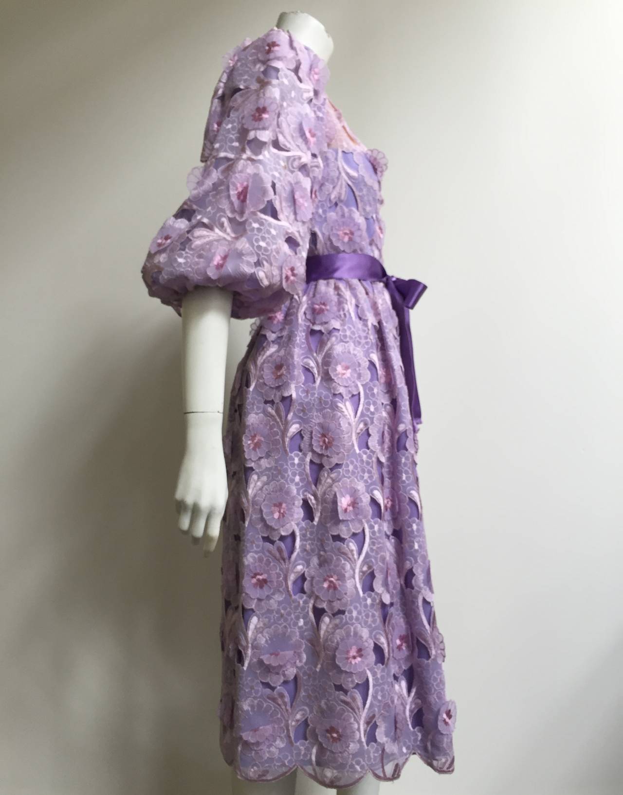 Richilene 80s Silk Dress Size 4. 4