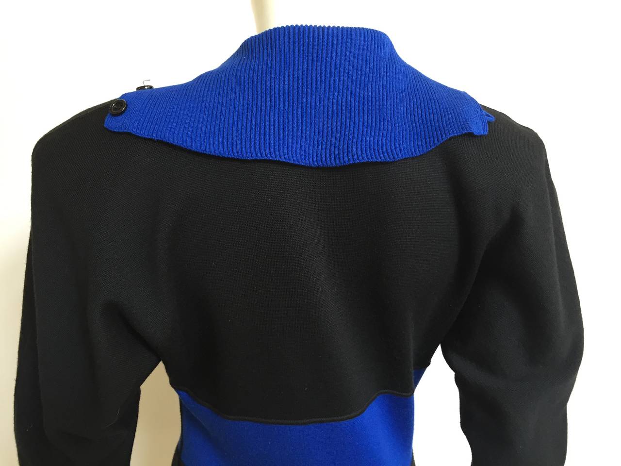 Emanuel Ungaro Parallele Paris 1980s Knit Dress Size 8. For Sale 1