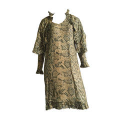 Bill Blass 70s Silk Dress Size 12. 5