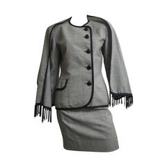 Christian Dior 80s Skirt Suit Size 4. 1