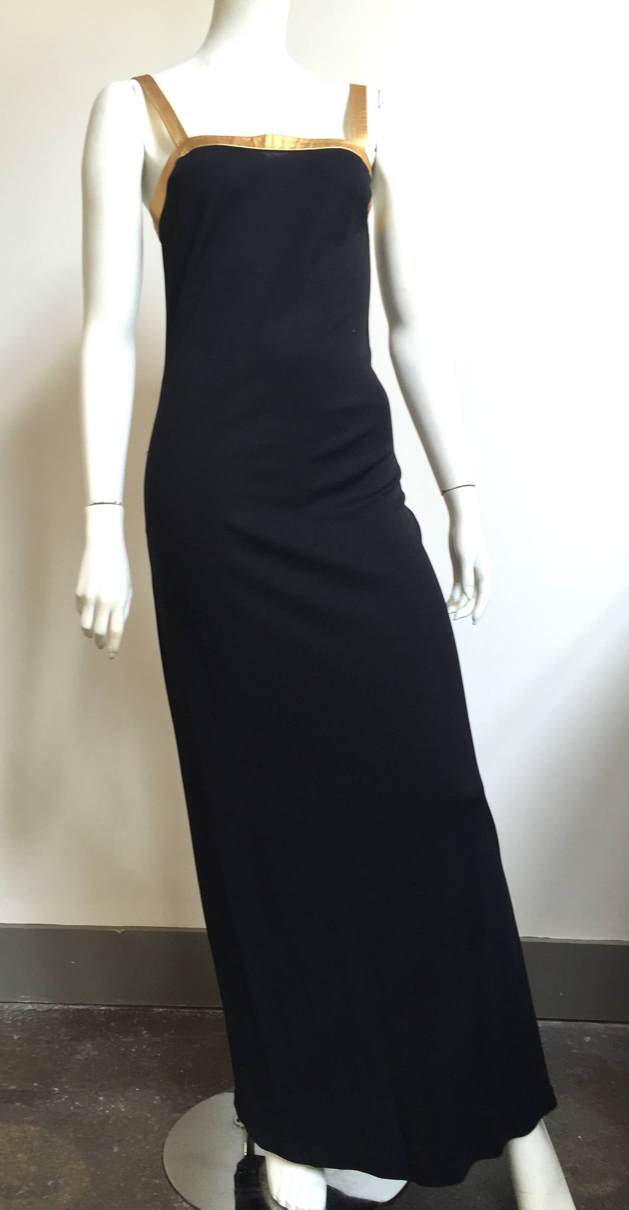 Ralph Lauren Black Gown Size 6. 5