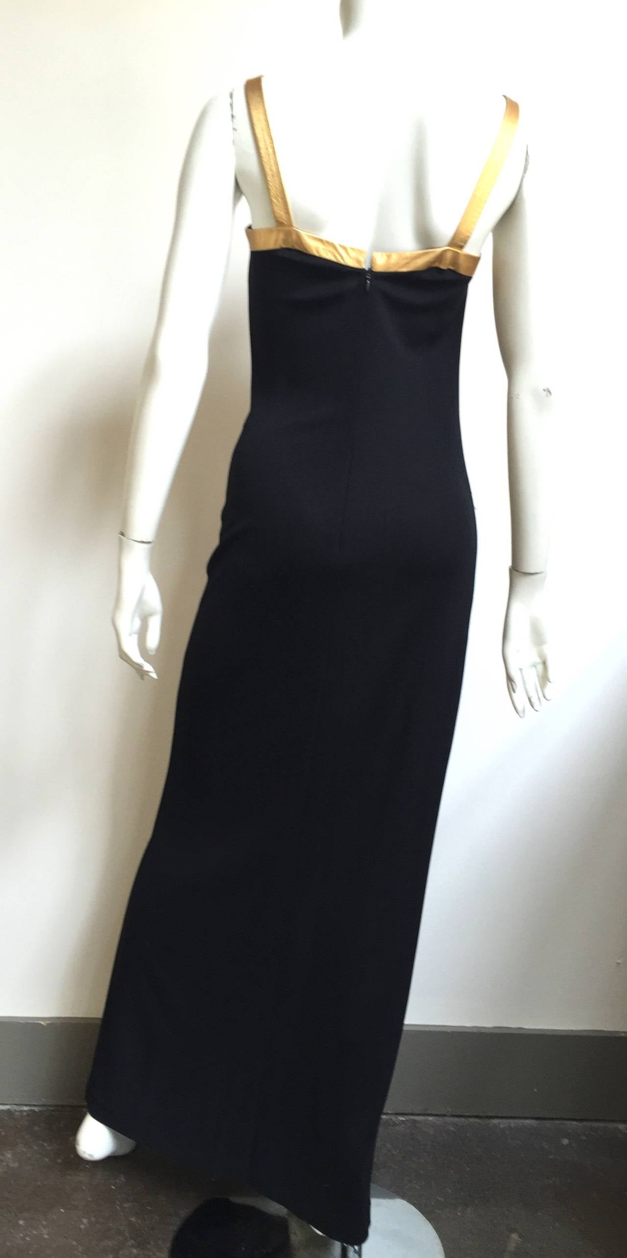 Ralph Lauren Black Gown Size 6. 1