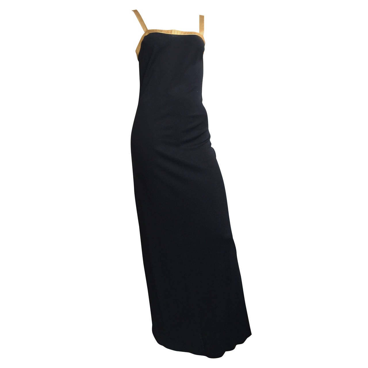 Ralph Lauren Black Gown Size 6.