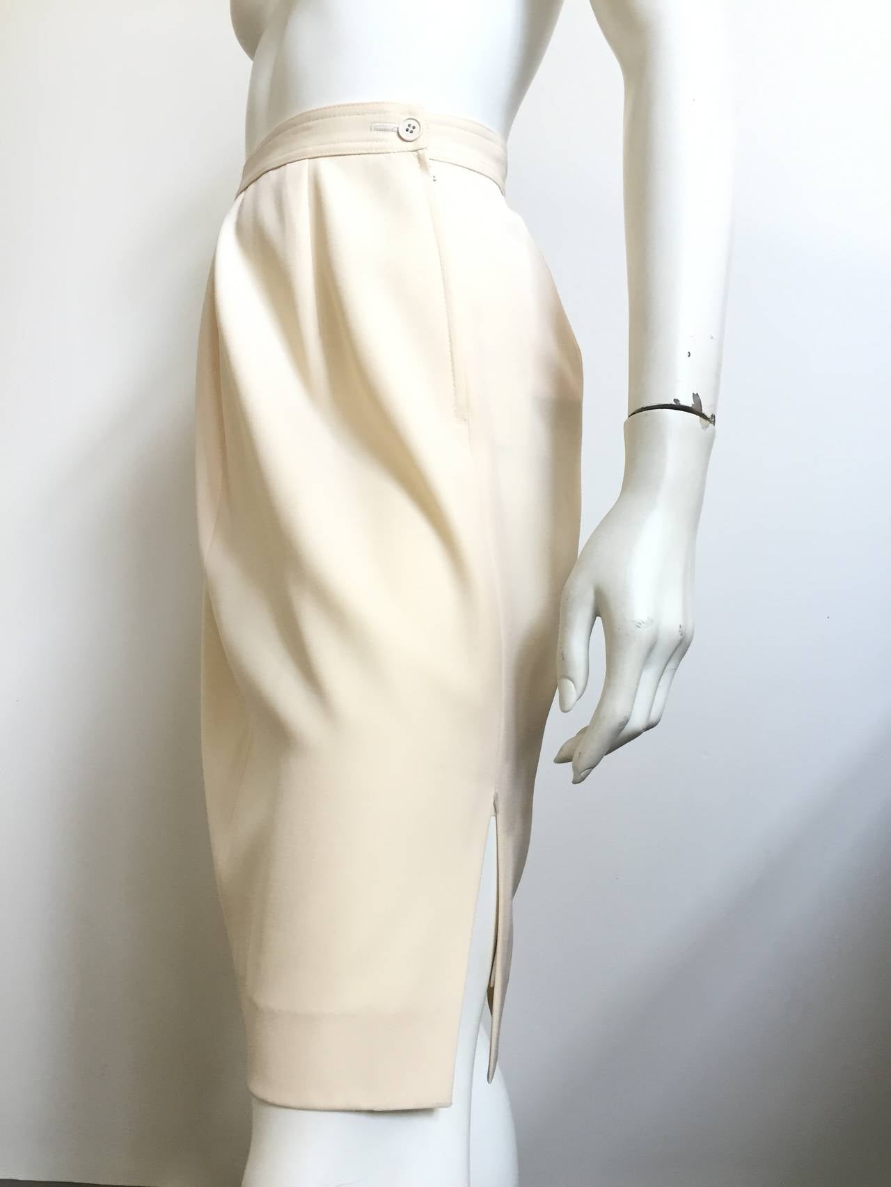 vintage cream valentino skirt