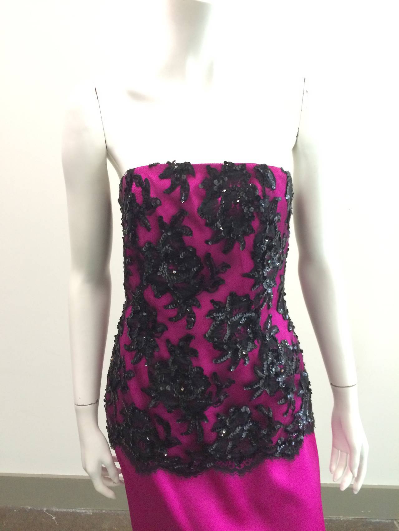 Patrick Kelly Paris Sequin Strapless Cocktail Dress For Sale at 1stDibs ...