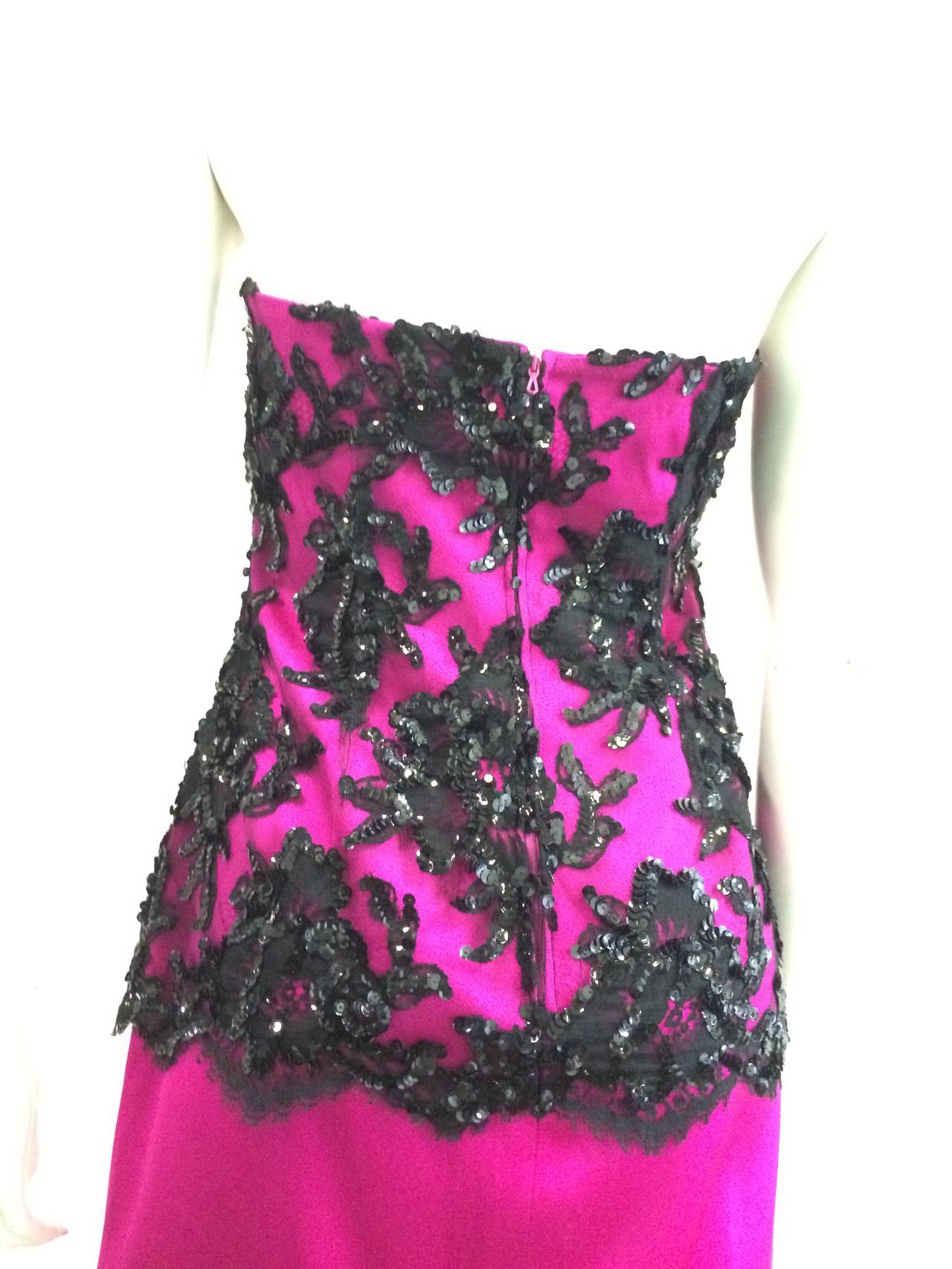 Women's Patrick Kelly Paris Sequin Strapless Cocktail Dress  For Sale