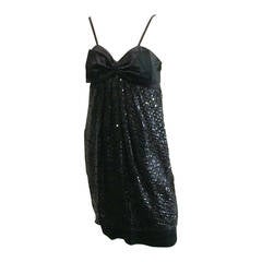 Louis Feraud 80s sequin cocktail dress size 8. 6