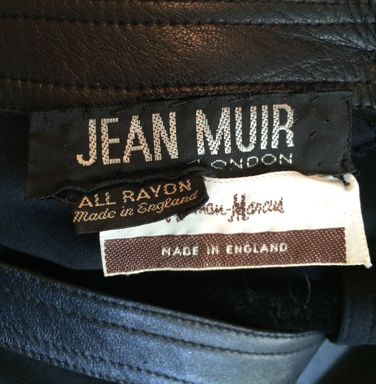 Jean Muir for Neiman Marcus Black Dress with Belt  4