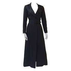 Vintage Estevez for Sak's Fifth Avenue 70s tuxedo gown size 4.